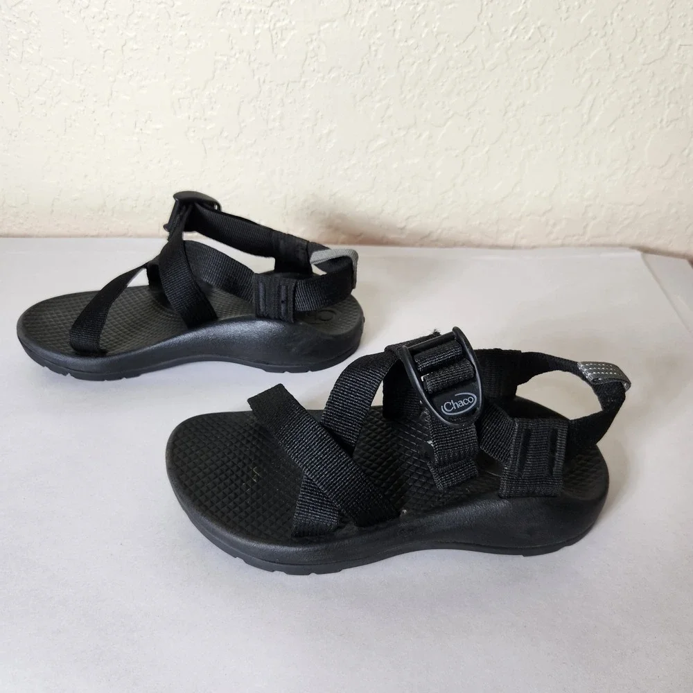 Chaco Kids Z1 Ecotread Black Sport Sandals J180197 Size 1